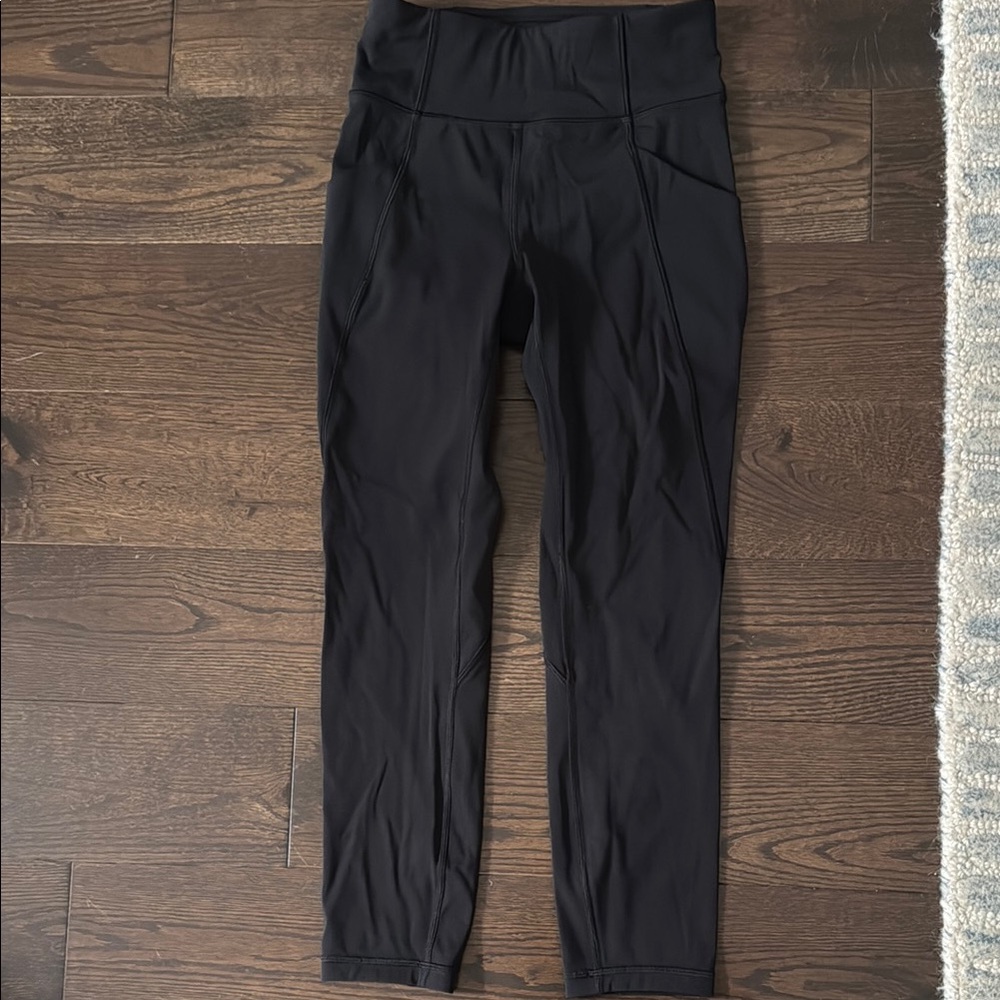 Lululemon-Women's Black High-Waisted Pants-4